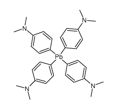 tetrakis-(4-dimethylamino-phenyl)-plumbane Structure