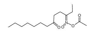 (E)-acetic (E)-(6-oxotridecan-3-ylidene)azinic anhydride Structure