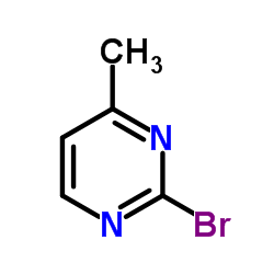 2-溴-4-甲基嘧啶结构式