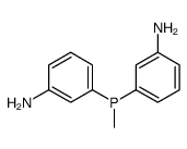 3-[(3-aminophenyl)-methylphosphanyl]aniline Structure