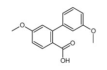 4-methoxy-2-(3-methoxyphenyl)benzoic acid结构式