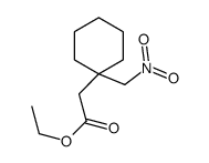 1-(Nitromethyl)cyclohexaneacetic Acid Ethyl Ester结构式