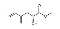 (S)-Methyl 2-Hydroxy-4-methylene-5-hexenoate结构式