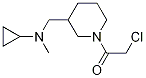 2-Chloro-1-{3-[(cyclopropyl-Methyl-aMino)-Methyl]-piperidin-1-yl}-ethanone Structure