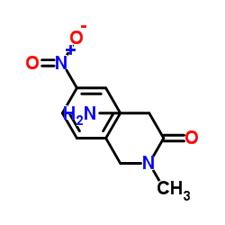 N-Methyl-N-(4-nitrobenzyl)glycinamide Structure