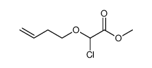 O-(but-3-enyl)-α-chloroglycolic acid methyl ester Structure