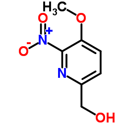 (5-Methoxy-6-nitro-2-pyridinyl)methanol Structure