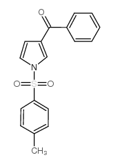 3-苯甲酰-1-甲苯磺酰基吡咯结构式