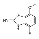 4-fluoro-7-methoxy-1,3-benzothiazol-2-amine structure