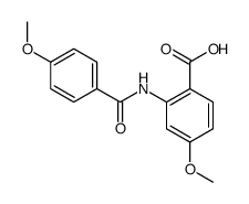 4-methoxy-2-[(4-methoxybenzoyl)amino]benzoic acid Structure