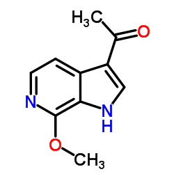 1-(7-Methoxy-1H-pyrrolo[2,3-c]pyridin-3-yl)ethanone结构式