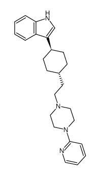 3-{4-[2-(4-Pyridin-2-yl-piperazin-1-yl)-ethyl]-cyclohexyl}-1H-indole结构式