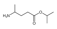 isopropyl 4-aminopentanoate结构式