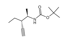 Carbamic acid, (2-ethyl-1-methyl-3-butynyl)-, 1,1-dimethylethyl ester, [R-结构式