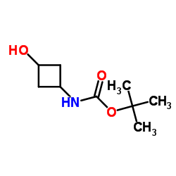 N-Boc-3-氨基环丁醇结构式