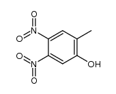 4.5-dinitro-2-hydroxy-toluene Structure