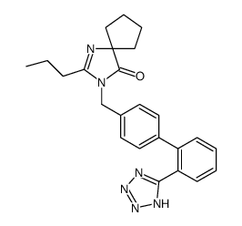 3-((2-(1H-Tetrazol-5-Yl)-[1,1-Biphenyl]-4-Yl)Methyl)-2-Propyl-1,3-Diazaspiro[4.4]Non-1-En-4-One structure