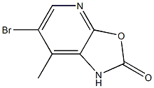 6-Bromo-7-methyl-1H-oxazolo[5,4-b]pyridin-2-one结构式