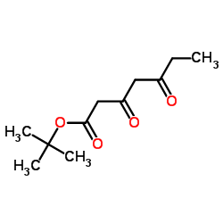2-Methyl-2-propanyl 3,5-dioxoheptanoate Structure