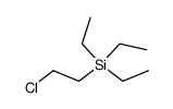 2-chloroethyltriethylsilane Structure