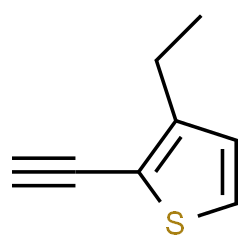 Thiophene, 3-ethyl-2-ethynyl- (9CI) Structure