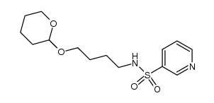 N-(4-(2-tetrahydropyranyloxy)butyl)pyridine-3-sulfonamide Structure