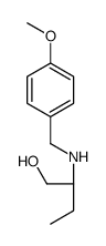 (2R)-2-[(4-methoxyphenyl)methylamino]butan-1-ol结构式