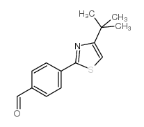 4-[4-(TERT-BUTYL)-1,3-THIAZOL-2-YL]BENZALDEHYDE structure