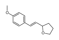 2-[2-(4-methoxyphenyl)ethenyl]oxolane Structure