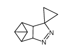 spiro(7,8-diazatetracyclo(4.3.0.02,4.03,5)non-7-ene-9,1'-cyclopropane) Structure