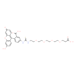Fluorescein-PEG4-Acid structure
