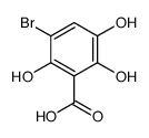 3-bromo-2,5,6-trihydroxybenzoic acid Structure