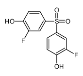 2-fluoro-4-(3-fluoro-4-hydroxyphenyl)sulfonylphenol结构式