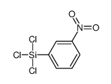 trichloro-(3-nitrophenyl)silane结构式