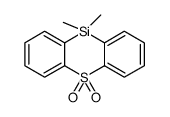 10,10-dimethylbenzo[b][1,4]benzothiasiline 5,5-dioxide Structure
