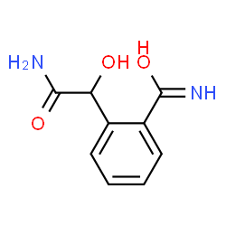 Benzeneacetamide,-alpha--hydroxy-2-(iminomethyl)- Structure