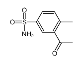 3-acetyl-4-methylbenzenesulfonamide Structure