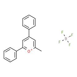 2-Methyl-4,6-diphenylpyryliumtetrafluoroborate Structure