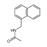N-(naphthalen-1-ylmethyl)acetamide结构式