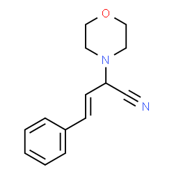 α-Styryl-4-morpholineacetonitrile Structure