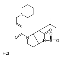 (3s,3as,6ar)-3-isopropyl-1-(methanesulfonyl)-4-[4-(1-piperidinyl)-2(e)-butenoyl]perhydropyrrolo[3,2b]pyrrol-2(1h)-one hydrochloride picture