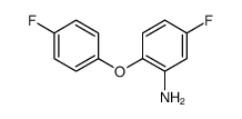 5-Fluoro-2-(p-fluorophenoxy)aniline Structure