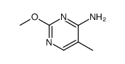 4-Pyrimidinamine, 2-methoxy-5-methyl- (9CI) structure
