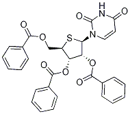 2',3,5'-Tri-O-benzoyl-4'-thiouridine Structure