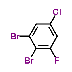1,2-Dibromo-5-chloro-3-fluorobenzene Structure