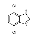 1H-Benzimidazole,4,7-dichloro-(9CI) structure