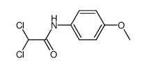 2,2-dichloro-N-(4-methoxyphenyl)acetamide结构式