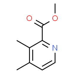 2-Pyridinecarboxylicacid,3,4-dimethyl-,methylester(9CI) structure