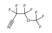 2,2,3,3-tetrafluoro-3-(trifluoromethoxy)propanenitrile结构式