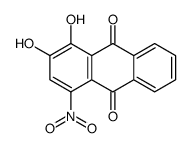 1,2-Dihydroxy-4-nitro-9,10-anthraquinone结构式